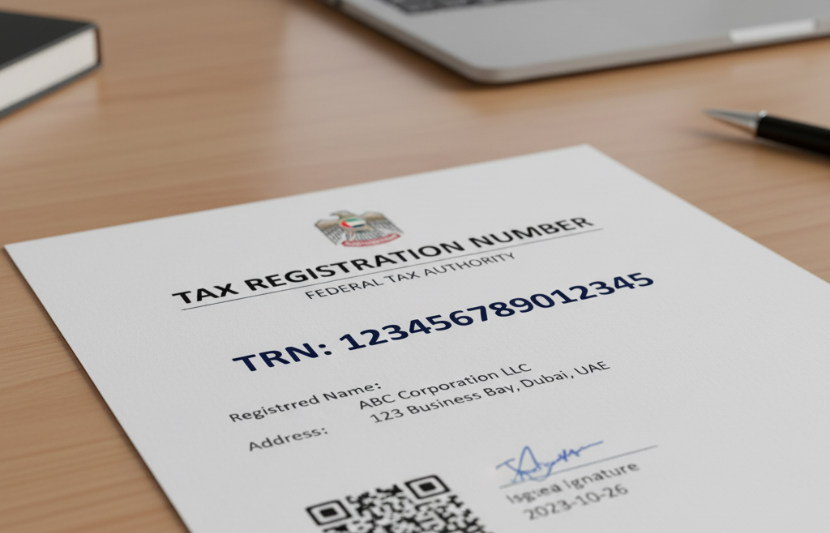 How To Get Tax Registration Number In UAE