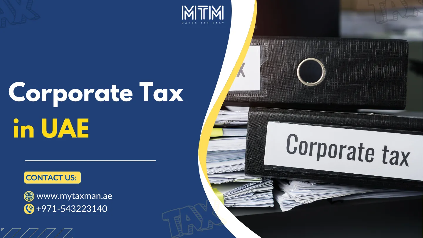 Corporate Tax UAE My Taxman