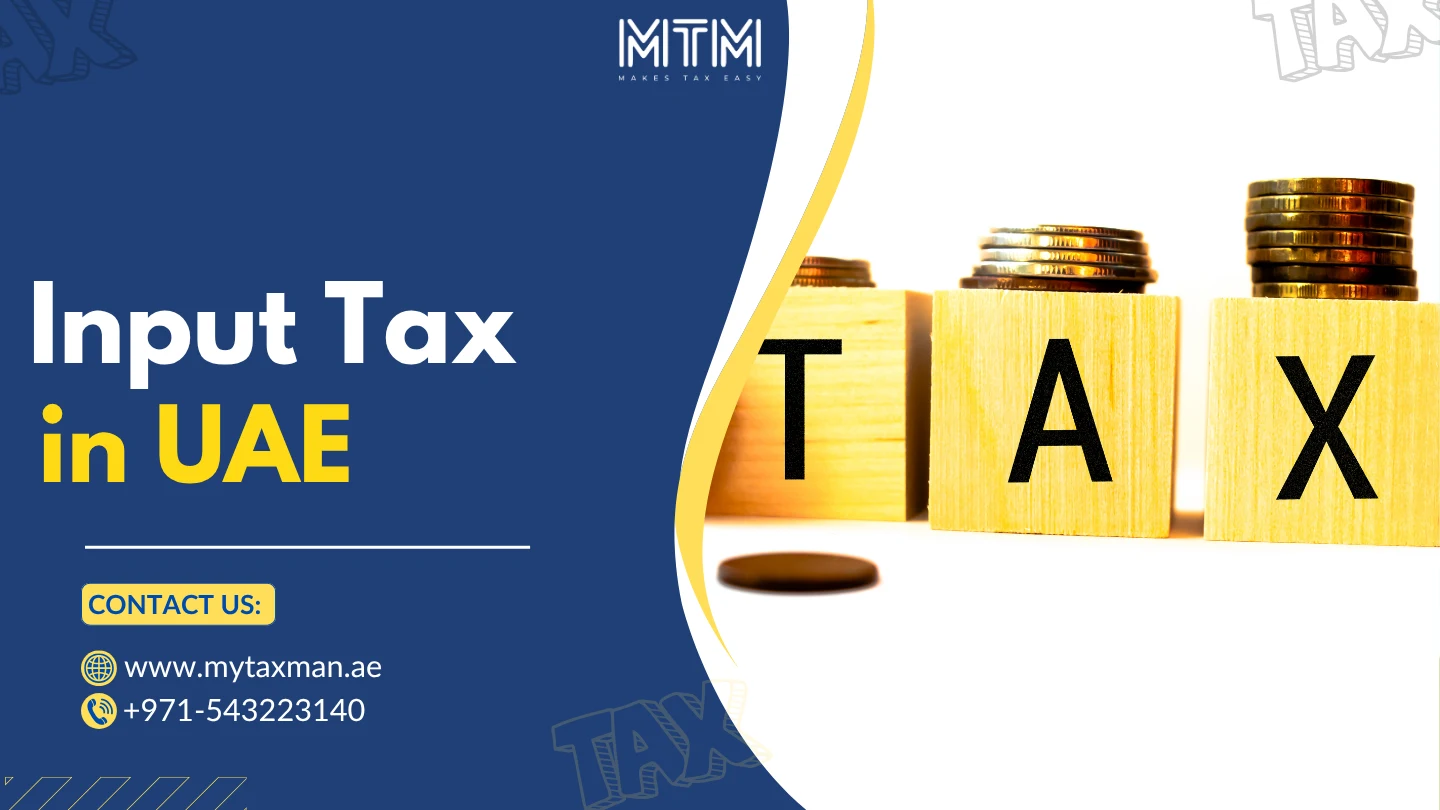 Input Tax in UAE My Taxman