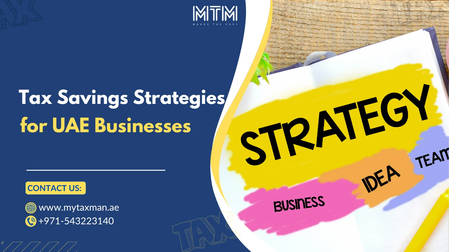 Tax Savings Strategies My Taxman